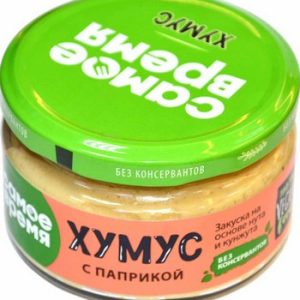 Хумус Санта Бремор Самое время с паприкой ст/б 200г