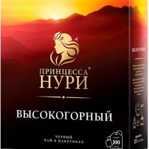 Чай Нури Высокогорный черн пакет с ярлыком 100*2г