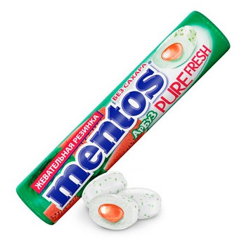 Жев.резинка Mentos арбуз 15,5г