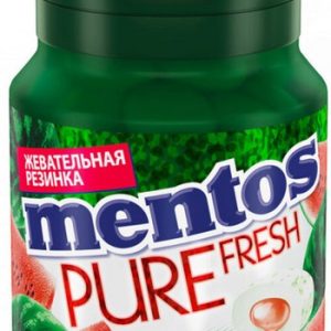 Жев.резинка Mentos арбуз банка 54г