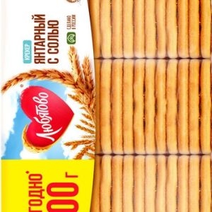 Крекер Любятово Янтарный с солью м/у 500г