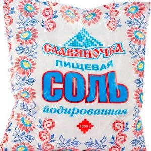Соль Славяночка йодированная м/у 1кг