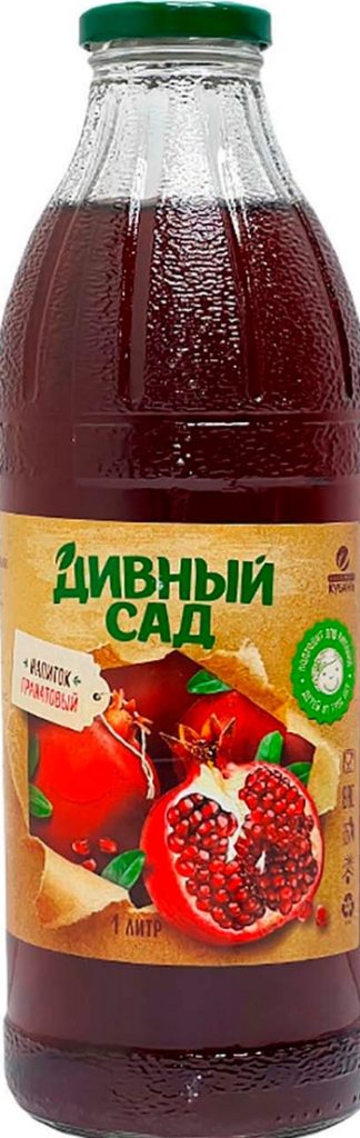 Напиток Дивный сад сокосодержащий гранатовый ст/б 1л