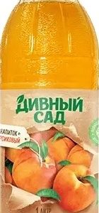 Напиток Дивный сад сокосодержащий персиковый ст/б 1л