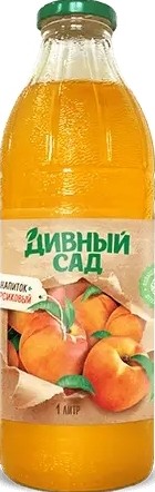 Напиток Дивный сад сокосодержащий персиковый ст/б 1л