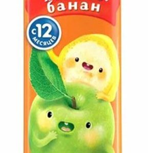 Батончик Агуша фруктовый яблоко-банан 12+15г