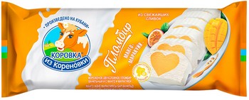 Мороженое Коровка из Кореновки пломбир двухсл. манго-маракуйя 400г без змж