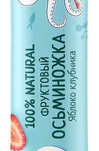 Фруктовые кусочки ФрутоНяня осьминожки яблоко-клубника 16г