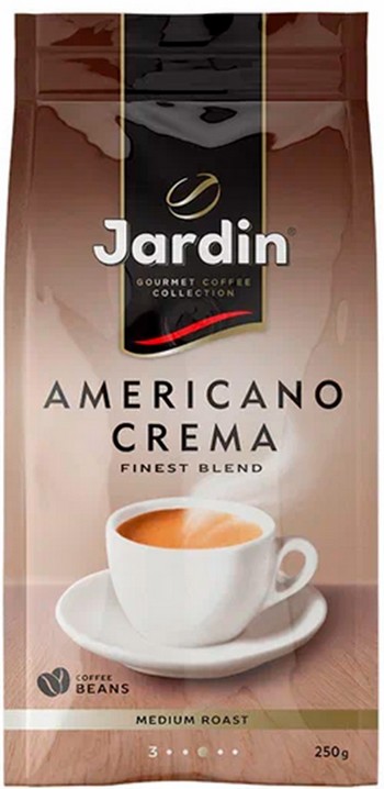 Кофе Jardin Americano crema в зернах м/у 250г