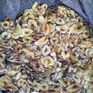 Банановые чипсы вес