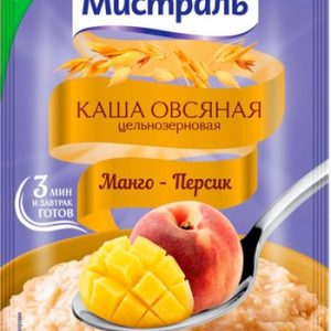Каша Мистраль овсяная манго-персик 40г