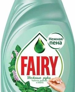 Средство д/мытья посуды Fairy нежные ручки чайное дерево/мята 900мл