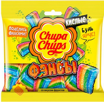 Мармелад Chupa Chups кислые Фансы 150г