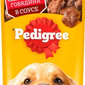 Корм д/собак Pedigree говядина в соусе м/у 85г