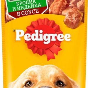 Корм д/собак Pedigree кролик-индейка м/у 85г