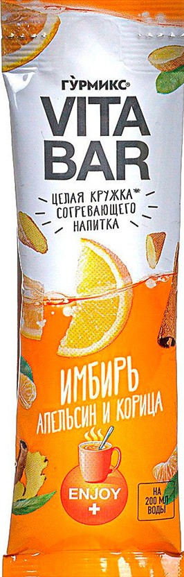 Основа Вита Бар д/пригот согрев напитка имбирь, апельсин, корица м/у 25мл
