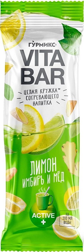Основа Вита Бар д/пригот согрев напитка лимон, имбирь, мед м/у 25мл