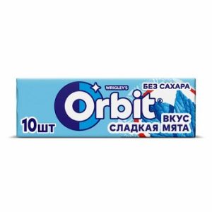 Жев.резинка Wrigley Orbit сладкая мята 10под 13,6г