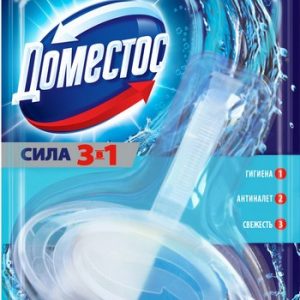 Блок д/унитаза Domestos 3в1 атлантик 40г