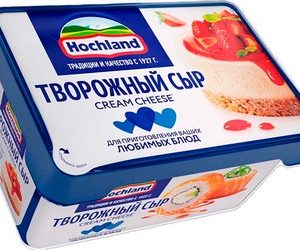 Сыр творожный Хохланд д/кулинарии 400г без змж