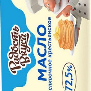 Масло Радость вкуса Крестьянское сливочное 72,5% 180г без змж