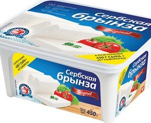 Сыр Млекара Сабак Сербская Брынза 40% ван 515г без змж