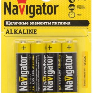 Батарейка Navigator щелочная NBT-NPE-LR6-BP4 блист 4шт