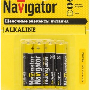 Батарейка Navigator щелочная NBT-NPE-LR03-BP4 блист 4шт