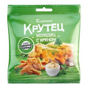 Сухарики Крутец холодец с хреном м/у 130г