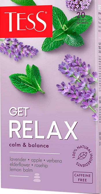 Чай Tess Get Relax черный 20*1,5г