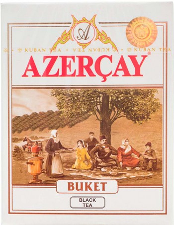 Чай Азерчай Букет байховый крупнолист.черный к/у 100г