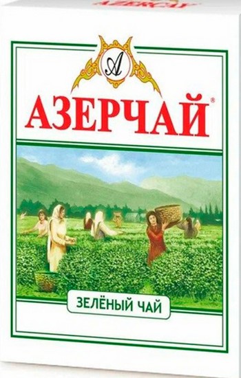 Чай Азерчай классический зеленый к/у 100г