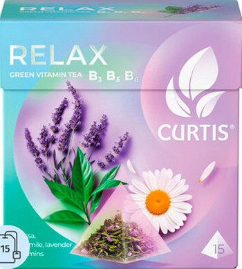Чай Curtis Relax зеленый 15*1,7г