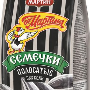 Семена подсолнечника от Мартина отборные полосатые м/у 150г