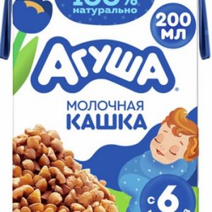 Каша Агуша Засыпайка молочно-гречневая т/п 200мл