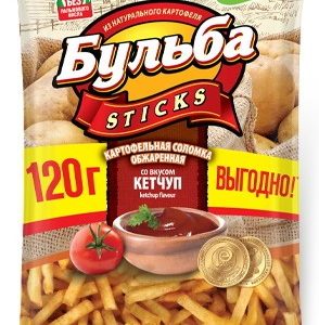 Соломка картофельная Белпродукт Бульба кетчуп м/у 120г