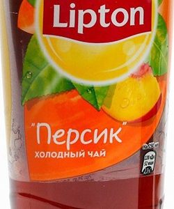 Чай холодный Липтон черный персик пэт 0,5л