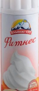Крем Альпенгурт Фитнес взбитый 24% 250г без змж