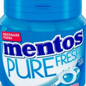 Жев.резинка Mentos свежая мята банка 100г