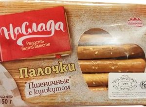 Палочки Наслада Пшеничные с кунжутом м/у 150г