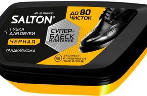 Губка-волна Salton д/гладкой обуви черный