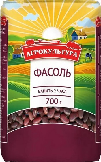 Крупа Агрокультура фасоль м/у 700г