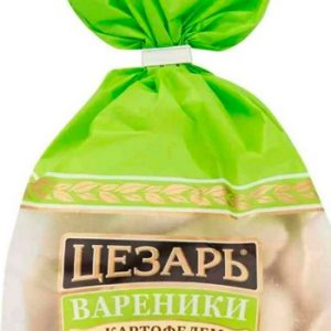 Вареники Цезарь картофель-белые грибы с/м 600г