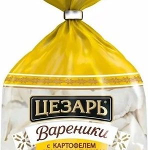 Вареники Цезарь картофель-жареный лук с/м 600г