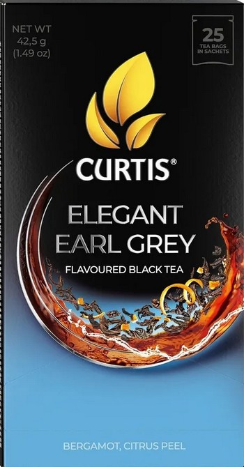 Чай Curtis Elegant Earl grey черный 25*1,7г