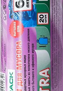Пакеты д/мусора MirPack Extra 60л 20шт синие