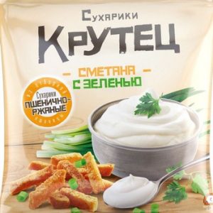 Сухарики Крутец сметана и зелень м/у 80г