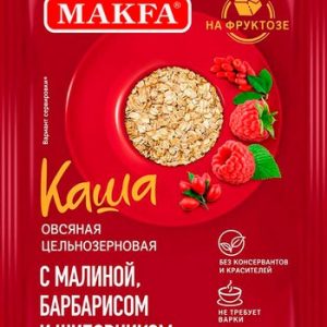 Каша Макфа овсяная малина/барбарис/шиповник 40г