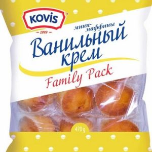 Маффин РКК Koвис ваниль мини 470г