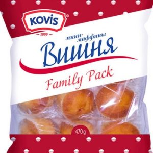 Маффин РКК Koвис вишня мини 470г